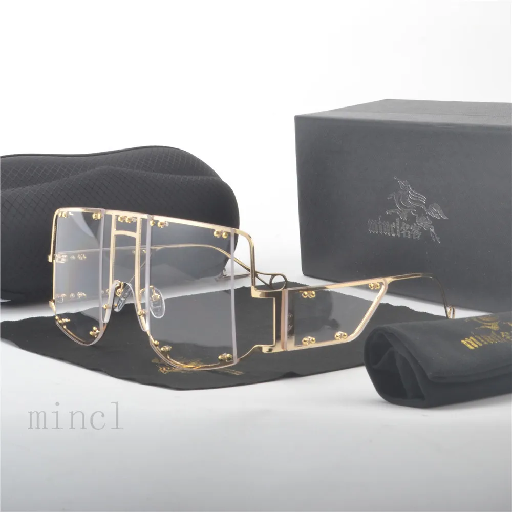MINCL/ стиль Роскошные брендовые дизайнерские солнцезащитные очки мужские и женские старинные крупные солнцезащитные очки мужские с коробкой NX
