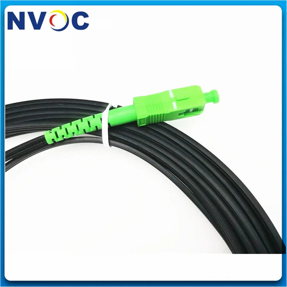 60 м FTTH GJXH волоконно оптический патч корд SM Simplex G657A LSZH SC/APC на обоих концах 50 см