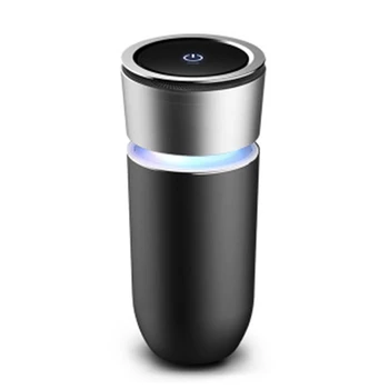 

Cup Shape Car Air Purifier Negative Ions Air Cleaner Ionizer Air Freshener with Car Charger Remove PM2.5 Formaldehyde