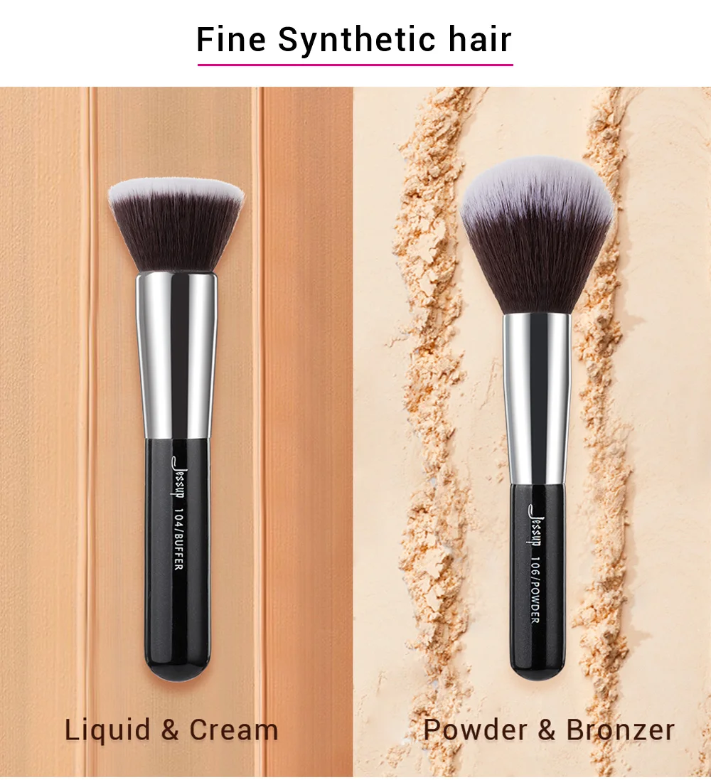 Makeup Brushes Set Synthetic-Natural Hair Cosmetic Kit 6-25pcs Sadoun.com