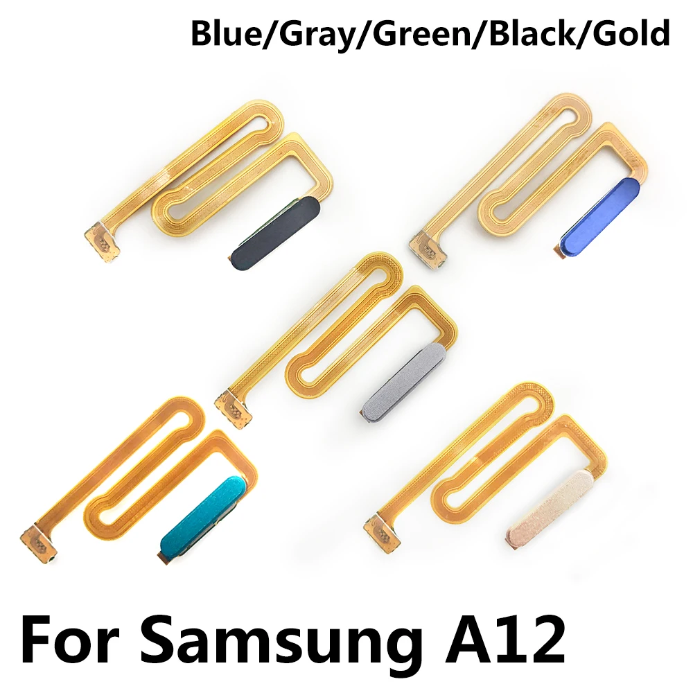 

NEW Fingerprint Scanner For Samsung Galaxy A12 A125F ID Home Button Fingerprint Menu Return Key Recognition Sensor Flex Cable