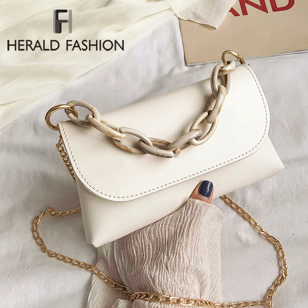 HERALD FASHION новые летние дизайнерские дамские сумочки на цепочке мини сумки для