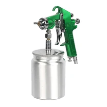 Siphon Feed Sprayer With 600cc Cup,1.5mm Nozzle Spraer,Green Handle