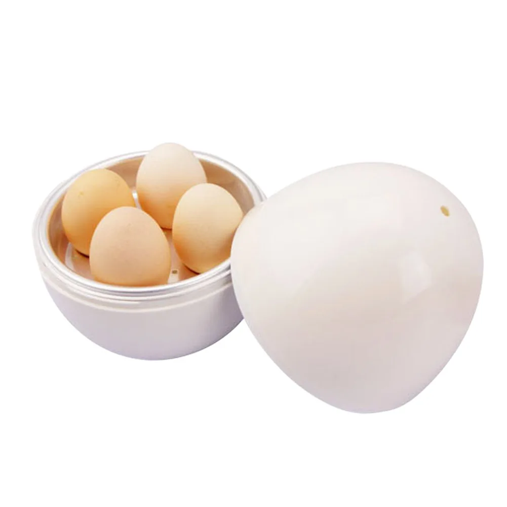 Microwave Egg Cooker for 4 Eggs Easy to Use Adjustable Egg Cooker XH8Z