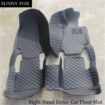

Right hand drive/RHD Car floor mats for Renault Scenic Fluence Koleos Laguna Megane cc Talisman 5D car styling carpet floor line