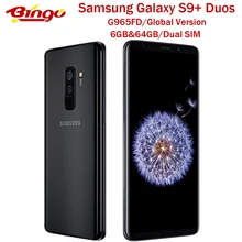 Samsung Galaxy S9+ S9 Plus G965FD две sim-карты 4G LTE Android мобильный телефон Восьмиядерный 6," 12 МП и 8 Мп ram 6 ГБ rom 64G Exynos