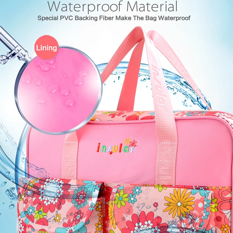 Diaper Bag Fashion Large Capacity Multifunctional Travel Nappy Messenger / Totes Stroller Baby Bags for mom with Changing Pad