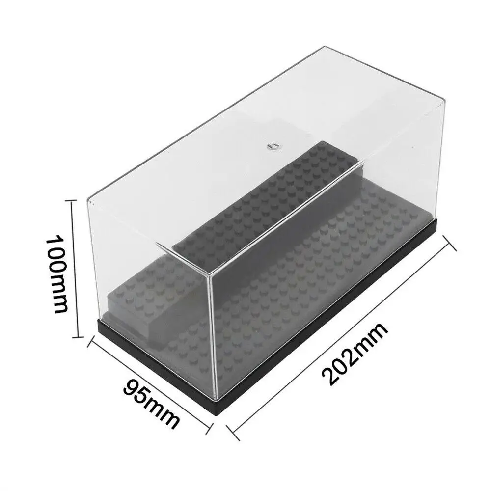 Прозрачный чехол с 2 ступенчатым дисплеем акриловый Пластиковый черный базовый