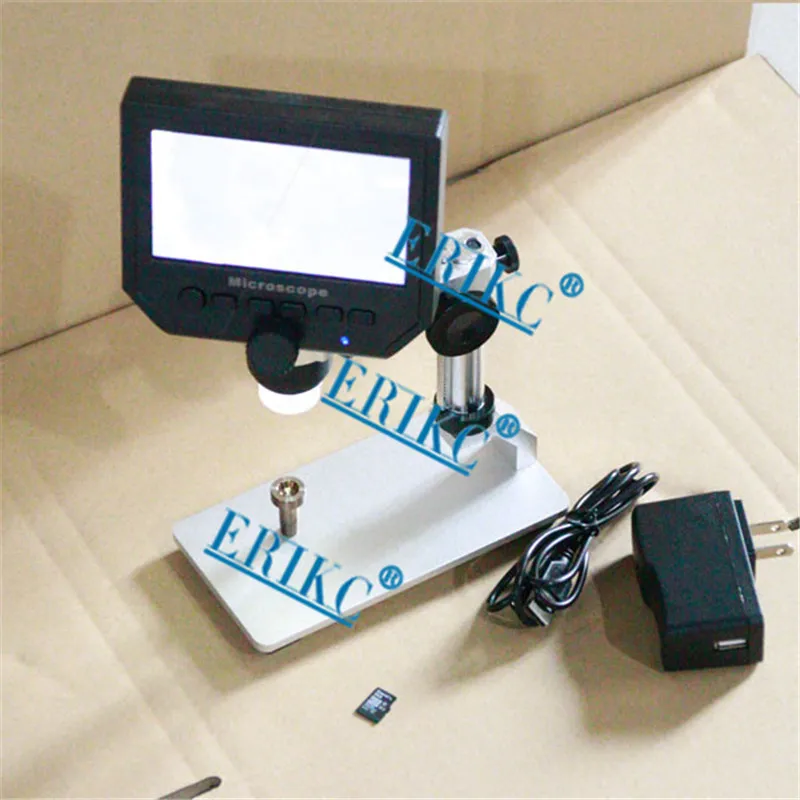 ERIKC High precise Portable LCD Digital Microscope 1x 600X super battery definition 4.3 inch | Автомобили и мотоциклы