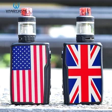 Оригинальная коробка Vandy Vape, набор с зарядкой от двух аккумуляторов 18650, 188 Вт, мод 3 мл, водостойкий стартовый набор vwell, Vs Drag 2