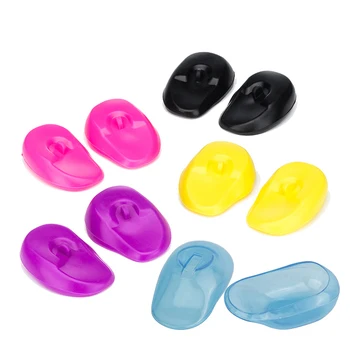 

Silicone Hair Ear Cover Holder Practical Hair Color Ear Protection Showers Shampoo Protector Cover Care Ear Accessories