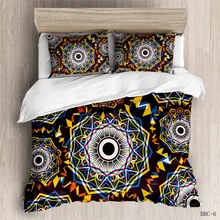 Juego de cama bohemio colorido étnico Vintage Hipster azteca Pastoral funda nórdica estilo country Set para adultos Mandala colcha