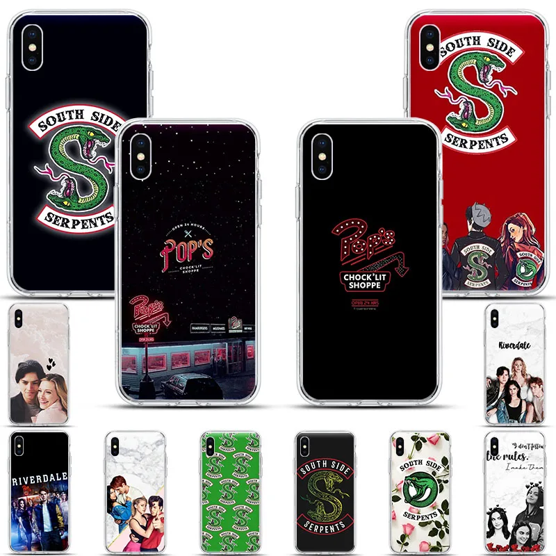 Чехол Riverdale Serpents South Side для телефона iPhone 12 12mini 11 Pro XS Max XR X 7 8 6s Plus SE2020 Мягкий