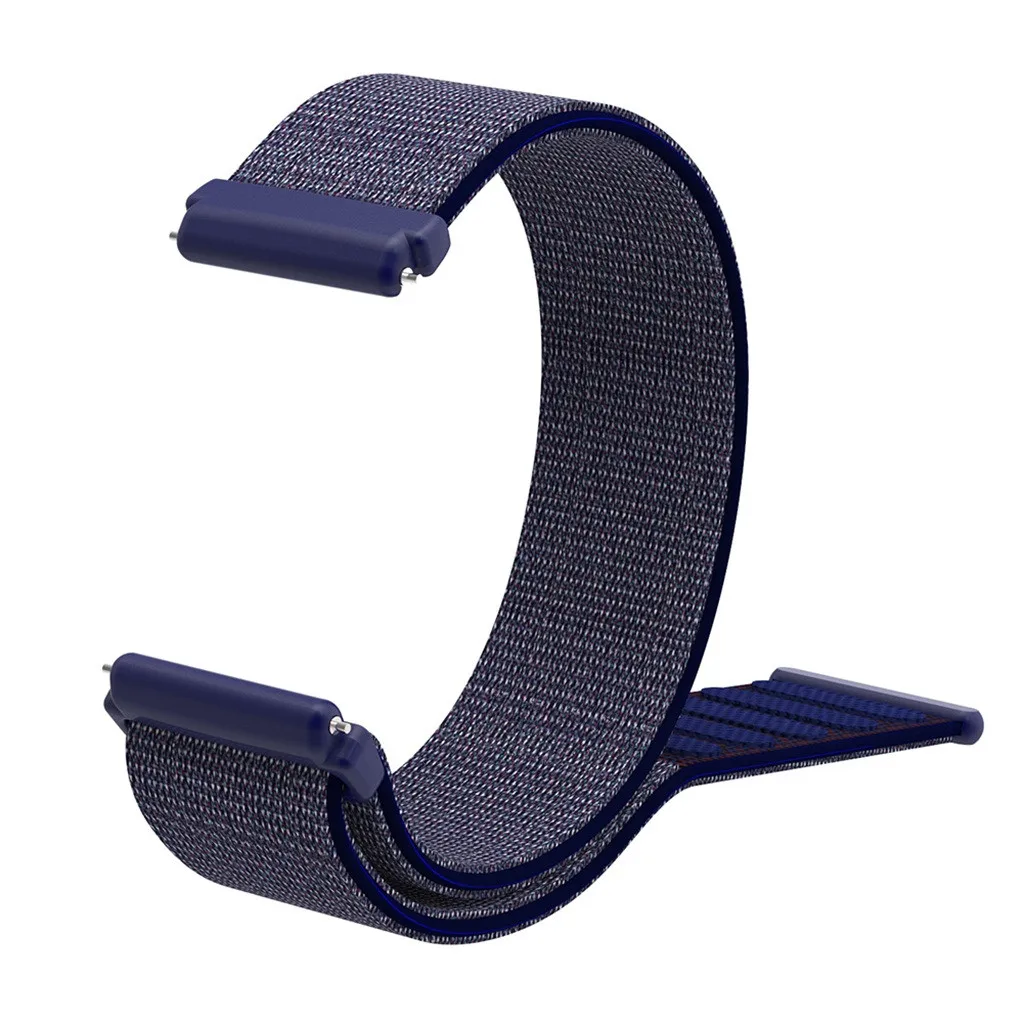 Тканые нейлоновые часы, спортивный ремешок для Fitbit Versa 2, сменный дышащий браслет с петлей на запястье, ремешок для часов