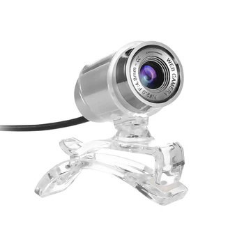 

USB Webcam Computer Web Camera Web Cam 480P Webcam Manual Focus Drive-free with 3.5mm Audio Plug for Gaming PC Laptop Daily Life