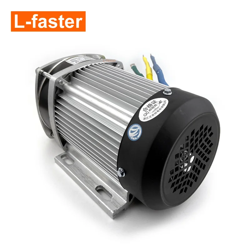 60V72V 2200W Electric Mini Automobile Car Engine Rear Drive Brushless Powerful 2.2KW Gear Motor Electric Heavy Tricycle Bike