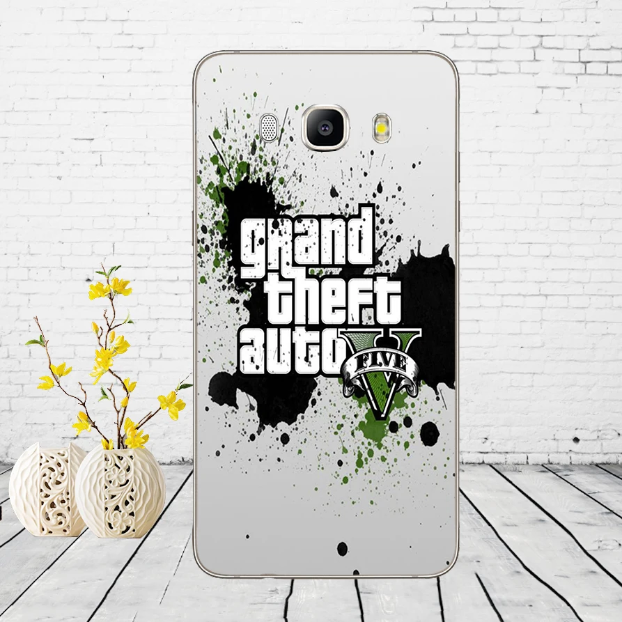 33DD Grand Theft Auto GTA V Мягкий силиконовый чехол для Samsung Galaxy A3 a5 A6 A8 j3 j5 j7