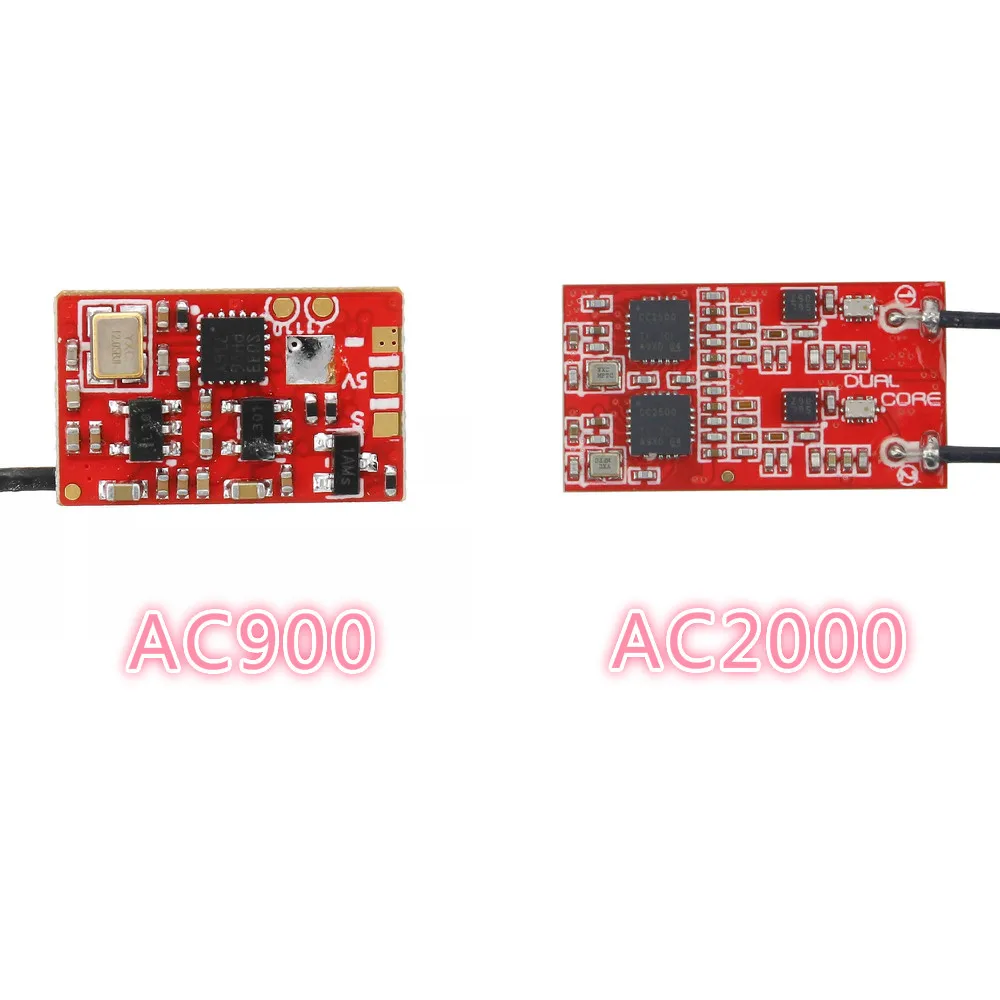 Новинка 2019 двухъядерный трехрежимный мини ресивер X BOSS AC2000 RSSI Frsky D16 S FHSS XM + X9D