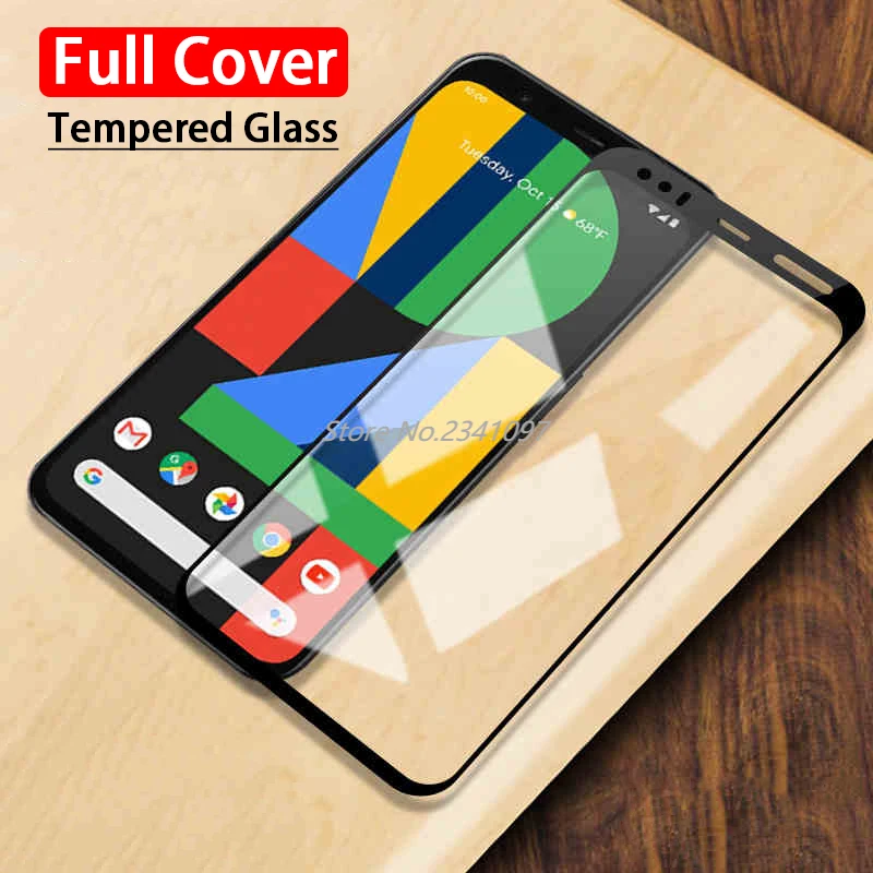 Полностью покрывающее закаленное Стекло для Google Pixel 4 3A 3 Lite 2 защита экрана