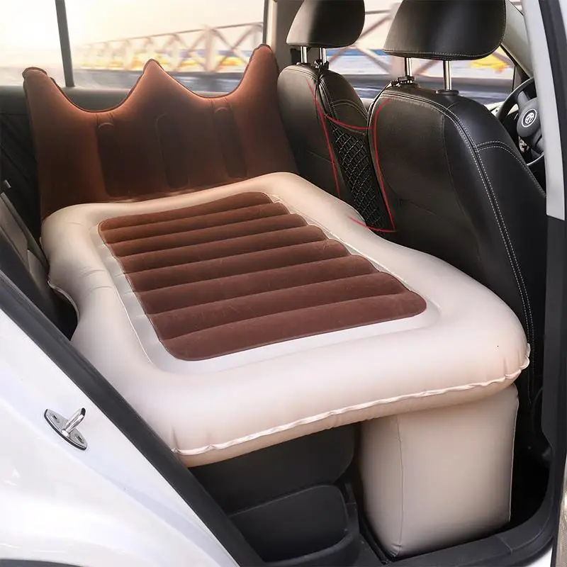 Camp Home Colchoneta надувные Hogar надувные аксессуары Automovil Araba Aksesuar аксессуары для кемпинга дорожная кровать для седана автомобиля - Название цвета: Коричневый
