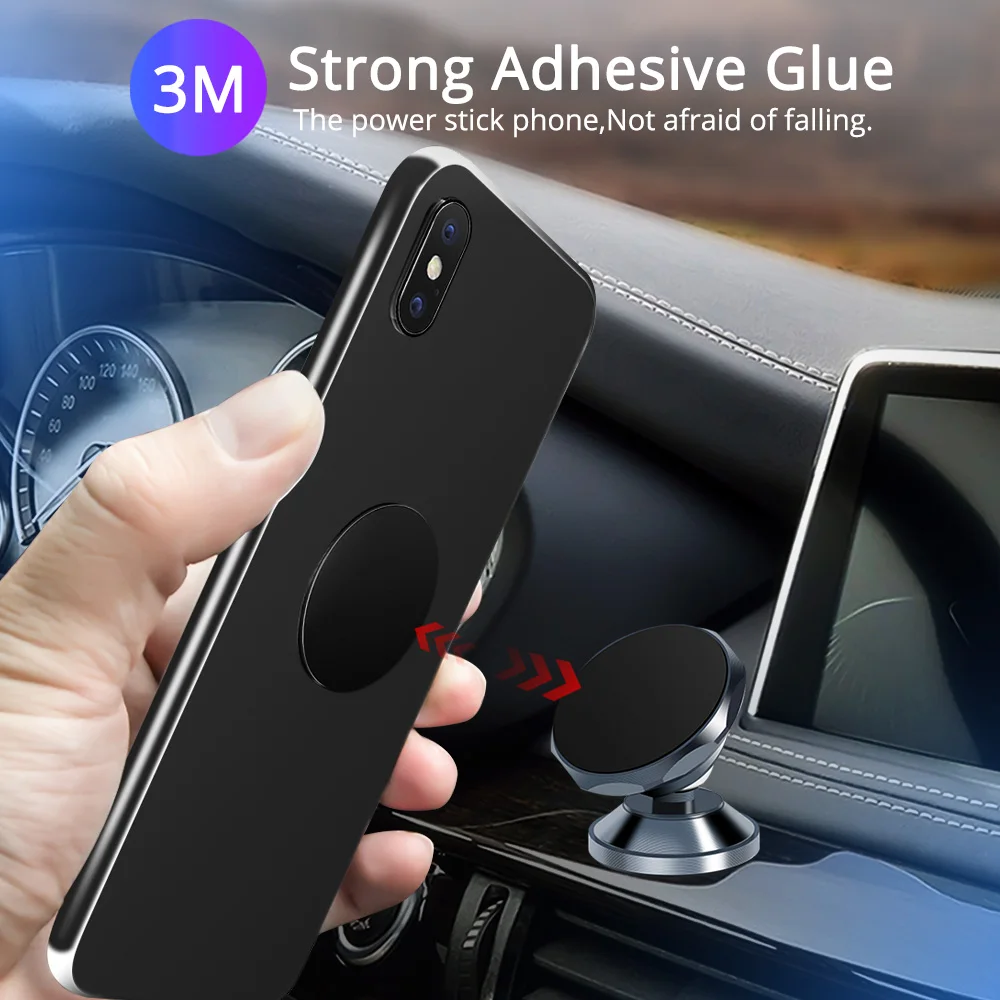 Fonken 1/5 Chiếc Tấm Kim Loại Mỏng Cho Từ Tính Giá Đỡ Điện Thoại Ô Tô Sắt Tấm Dán Đĩa Cho Điện Thoại Nam Châm giá Đứng Vòng Retangle adjustable phone stand