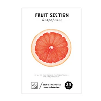 

new Reusable Fruit melon/grapefruit Pattern Leaving Message Paper Note School Office Stationary