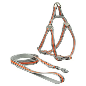 

12PCS / LOT Dog Striped Chest Strap Pet Adjustable Reflective Vest Walking Lead Rope