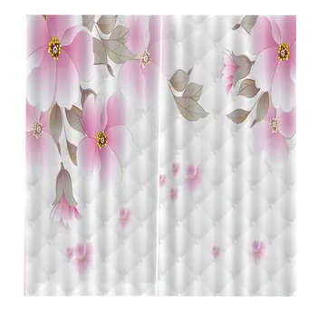 

3D Curtain UV-proof Bedroom Decorative Curtains Washable Shield BJQ-1333 (1) Perfect Screening Home room Decorations