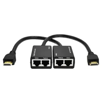 

HDMI Cat5-e/6 HDMI Extender Over RJ45 CAT5e CAT6 LAN Ethernet Repeater