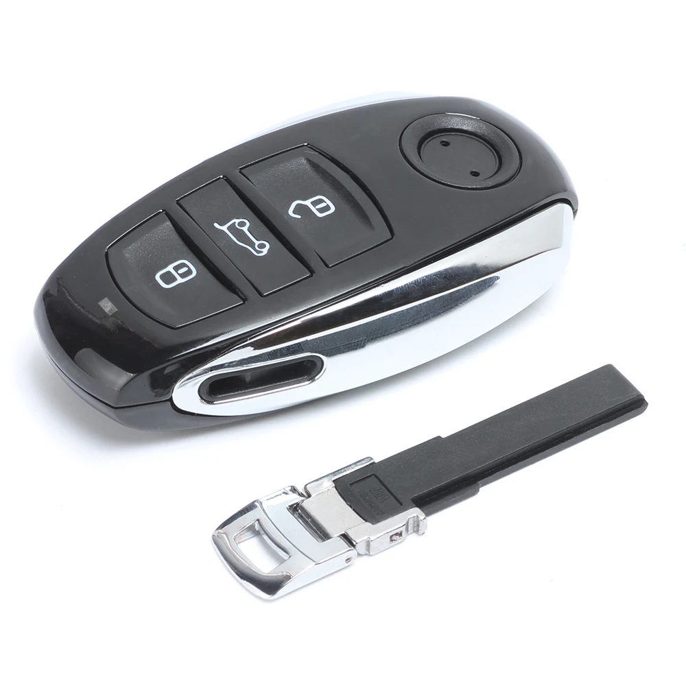 KEYECU Replacement Smart Card 3Button Remote Key Fob 315/433/868MHZ ID46 Chip for Volkswagen T*ouareg 2011-2014 2015 7P6 959 754