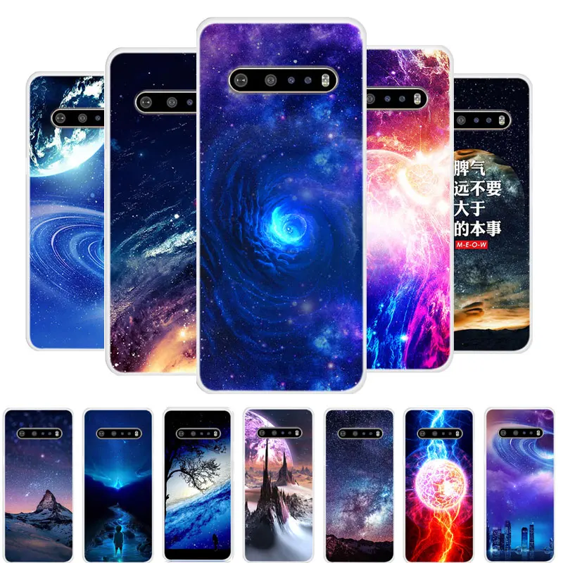 Чехол для LG V60 ThinQ 5G чехол-накладка силиконовый мягкий чехол из ТПУ телефона LGV60 V 60