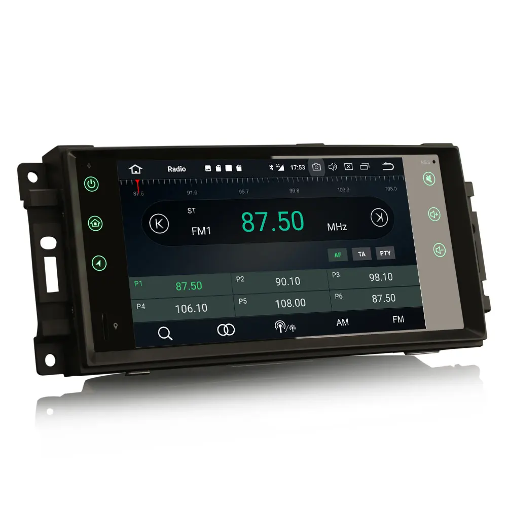 " Android 9,0 Pie OS Автомобильная Мультимедийная навигация GPS радио для Chrysler Town и страны 2008-2010 Aspen 2007-2010 300C 2008-2010