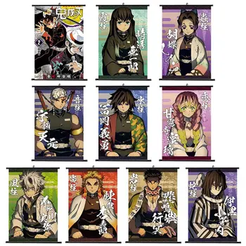 

New Fashion Demon Slayer: Kimetsu No Yaiba Tanjirou Nezuko Anime Manga Wall Poster Scroll 30*21cm Cosplay Fans Gift