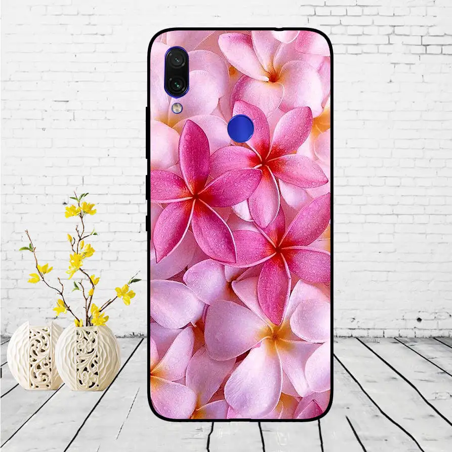 Untuk Xiaomi Redmi Note 7 Hitam Case Silikon Lembut Funda untuk Xiaomi Redmi Catatan 7 Hitam TPU Case Pelindung 6.3 