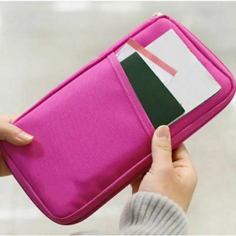 

Travel Passport Cover Credit ID Card Wallet Purse Cash Holder Case Document Bag Tarjetero /BL1