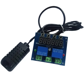 

GTBL XH-M452 Humidity LED Digital Thermostat Hygrostat DC 12V Household Temperature Humidity Controller Regulator Thermometer Hy