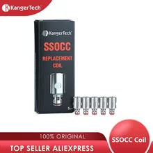 5 шт. E-Cig Kanger SSOCC катушка для Kanger Subox Mini-C комплект и Subtank/TopTank/Nebox/SUBVOD Танк 0,15 Ом/0.5ом/0.2ом/SS 0.5ом