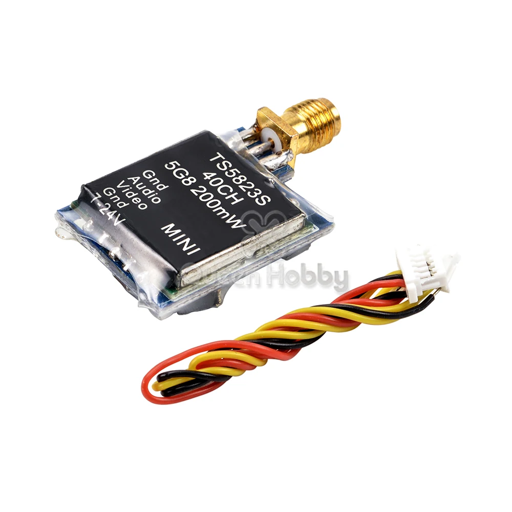 TS5823S микро VTX 5 8G 200mW 40CH мини беспроводной av передатчик модуль для RC мультикоптера