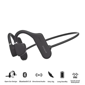 

LCXIN Bluetooth 5.0 Open Ear Wireless Sports Headphone Surround Sound Earphones Stereo HD Hands-free For Running Cycling