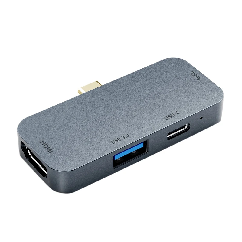 USB C Hub 4 в 1 Type-C to 4K HDMI 60W PD зарядная док-станция концентратор USB3.0 - Цена: 