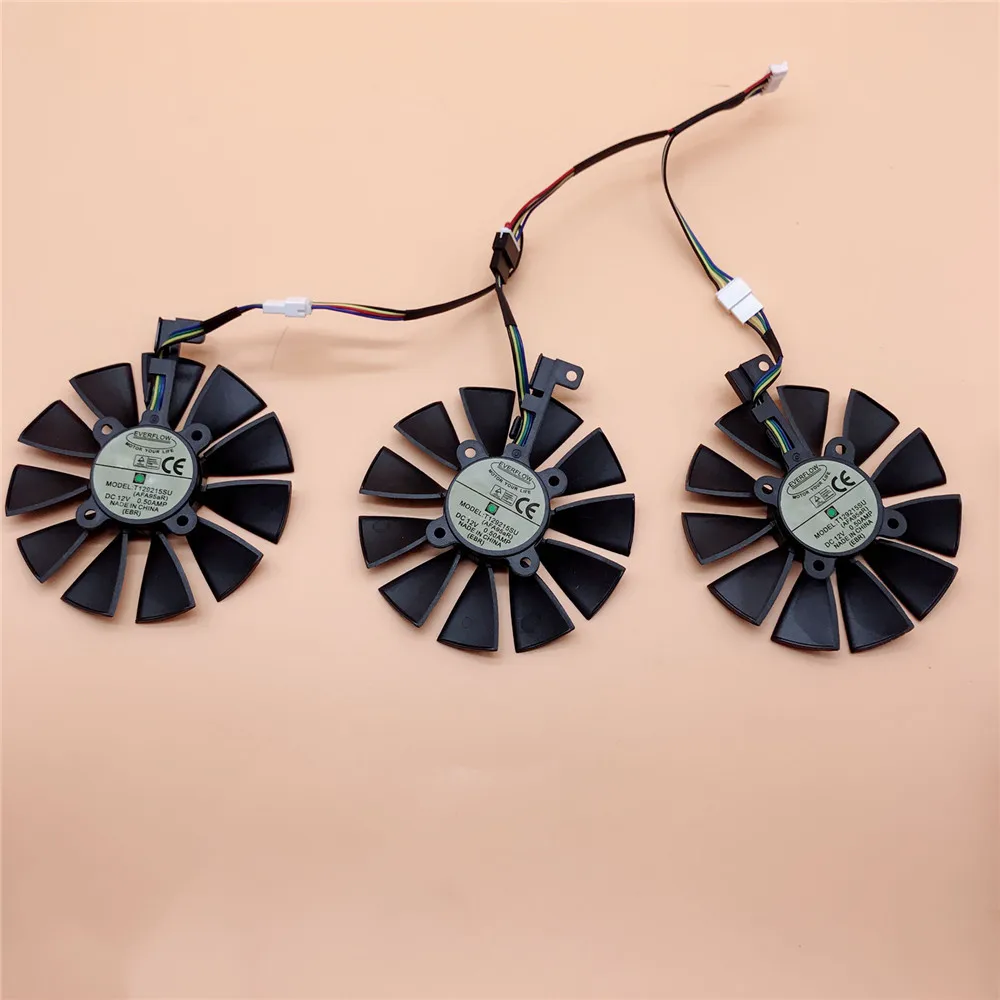 Вентилятор охлаждения графической карты для ASUS ROG STRIX GTX1060 1070 1080TI | Электроника