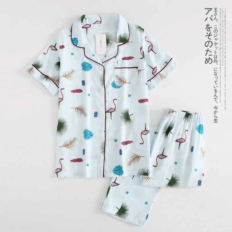 Хлопковые пижамы для женщин, женские пижамы, ночной костюм 1262