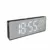LED Digital Alarm Clock Snooze Temperature Date Display USB Desktop Strip Mirror LED Clocks for Living Room Decoration 15