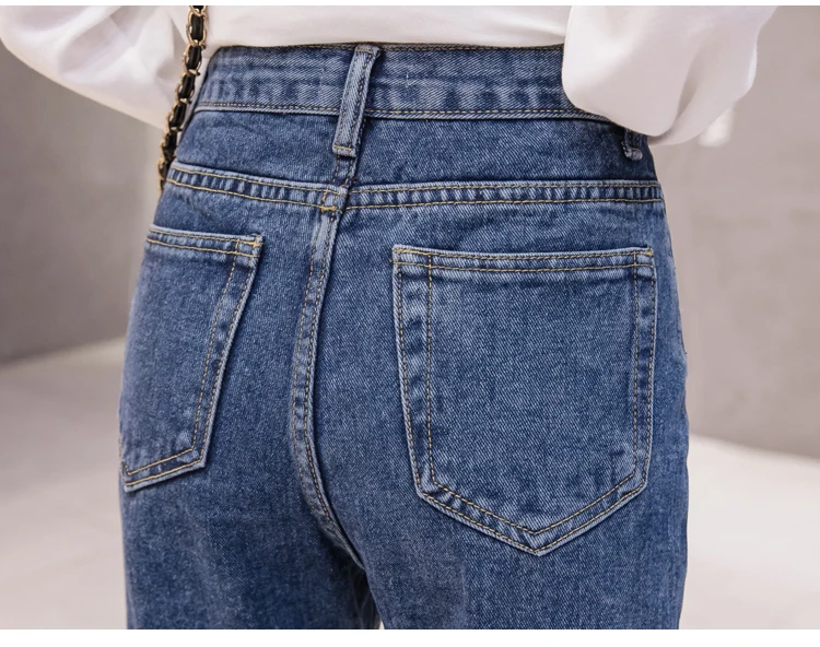 Зимние вельветовые Теплые джинсы для женщин с высокой талией узкие джинсы деним шаровары джинсы для женщин в стиле бойфренд джинсы для мам mujer