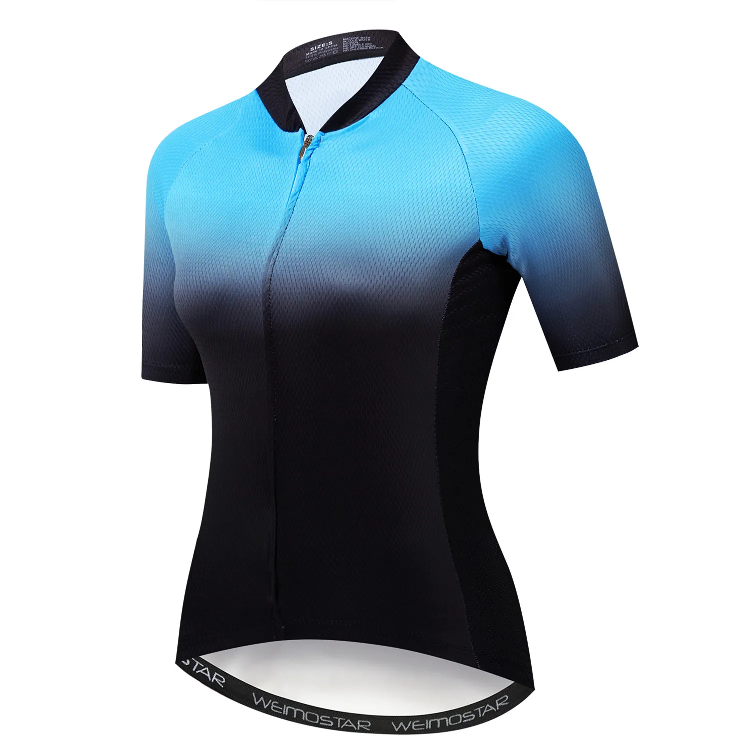 thumbnail image 1 of Maillot de ciclismo para mujer, camiseta de manga corta para ciclismo de montaña o carretera, color naranja y rosa, 1 of 5