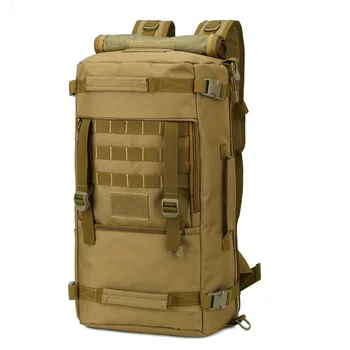 

Outdoor Large Capacity Travel Mountaineering Bag Camouflage Tactical Backpack 50 Litres Hiking Multi-functional Shoulder Large B