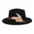 2021 new hand-painted pattern Fedora hat wide brim hat Panama felt hat shallow top fedora hat men and women hats men панама 1