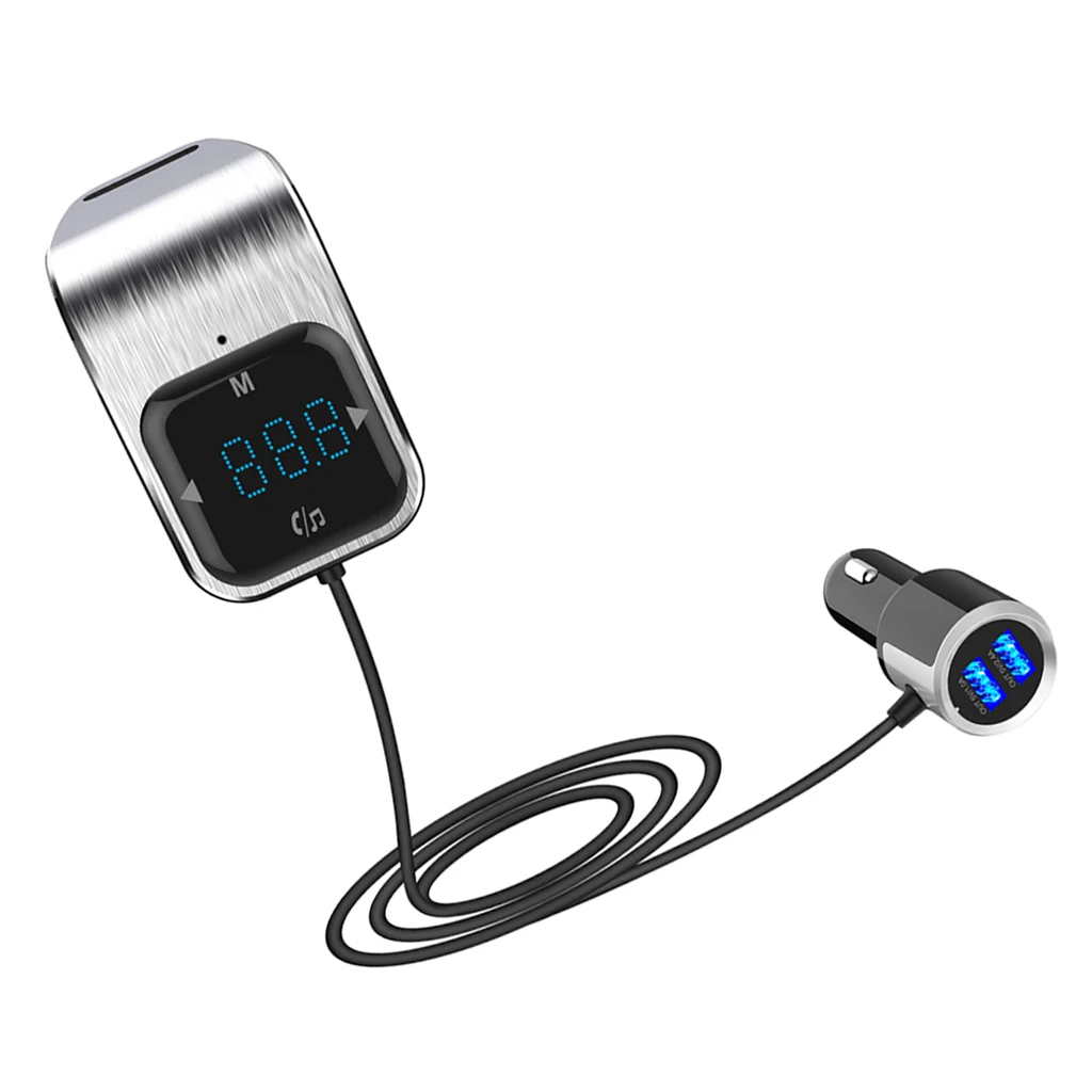 Handfree Автомобильный комплект Blutooth fm-передатчик радио mp3-плеер двойной usb зарядка
