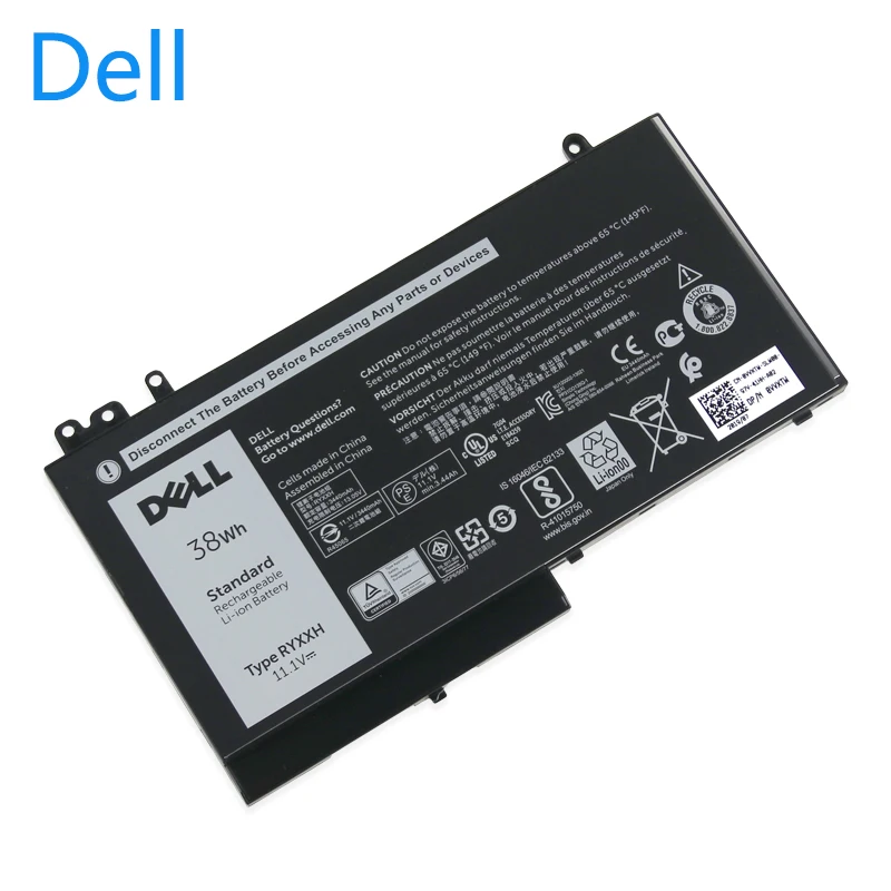 Устройство замено ноутбука Батарея для Dell Latitude 12 5000 11 3150 3160 3550 E5250 E5450 E5550 серии 11,1 V 38WH RYXXH