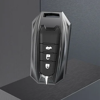 Coperture della copertura della cassa chiave dell'automobile in lega di zinco per Toyota CHR C-HR Prado Prius Camry Corolla RAV4 2017 2018 2019 accessori - Coperture della copertura della cassa chiave dell automobile in lega di zinco per Toyota CHR